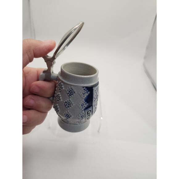 Antique Original King Gruss Aus German Beer Stein Western Germany - Picture 7 of 8